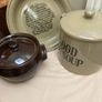 Moira Pottery - Vintage Treacle Glazed Casserole Dish with Lid 15.5 by 12 high Image 6