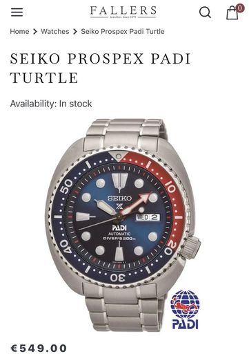 Seiko Prospex PADI Diver 45mm, Blue Dial, Automatic Movement, Stainless Steel