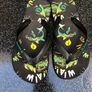 Boys Shark flip flops Image 3