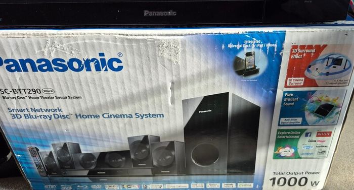 Panasonic home theater and Blu-ray system