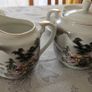 Vintage Japanese Kutani Eggshell Porcelain Tea Set Image 5