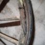 Vintage Horse Drawn Cart Wheels Image 5