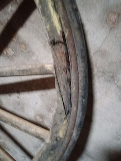 Vintage Horse Drawn Cart Wheels