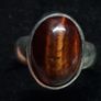 Vintage Sterling Silver 925 Tiger Eye Ring Image 6