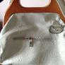 fab grey soft leather handbag Image 2