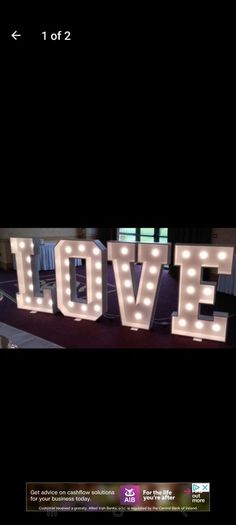 Wedding Love Sign