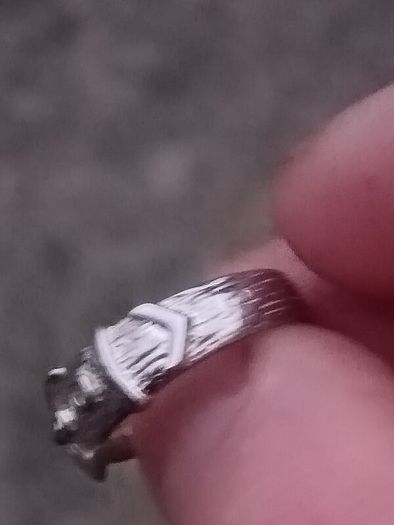 Vintage Irish Sterling Silver Buckle Ring