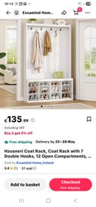 Coat & Shoe Rack