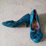 Turquoise Irregular Choice heels, size 6 Image 7