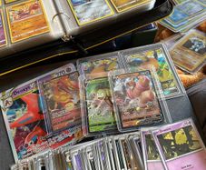 Pokemon Card Collection - 450 Cards Binder (V / GX / EX, Holos, Jumbo Cards)