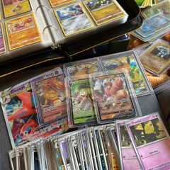 Pokemon Card Collection - 450 Cards Binder (V / GX / EX, Holos, Jumbo Cards)