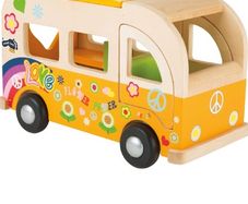 Wooden Toy Bus