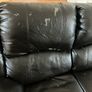 Couch with 2 recliner arm chairs Image 6