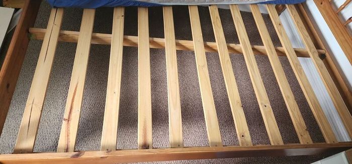 Solid Wood Double Bed Frame Good Condition