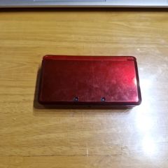 Nintendo 3DS Metallic Red with the original box, charger, and booklets