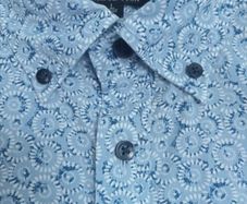 PRICE DROP, "FYNCH HATTON",Super soft Print, Size Large men's short sleeve shirt,