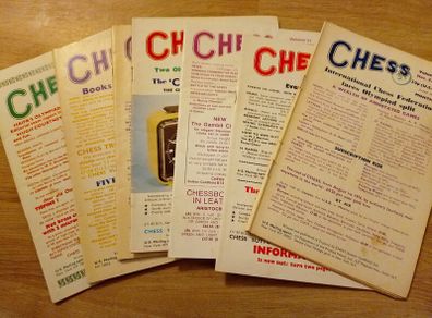 Bundle of vintage CHESS magazines