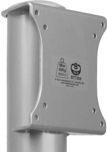B-Tech Bt7304 Single Pole Flat Screen Desk Mount with Vesa 75 and 100 Interfaces