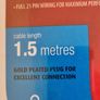 LOGIK Gold Plated Scart cable, new and sealed Image 2