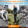 Weed Remover Tool 2-in-1 Weed Rake & Hoe Combo, Heavy Duty Manual Weed Puller with 40-148cm Adjustable Long Handle, Ergonomic Weeding Tools for Lawn, Yard, Patio, Garden Image 6