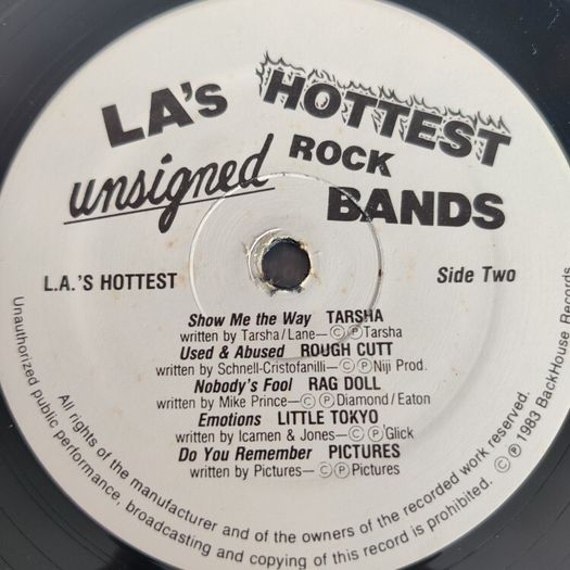 LP Vinyl Record Various - LA's Hottest Unsigned Rock Bands - Heavy Metal
