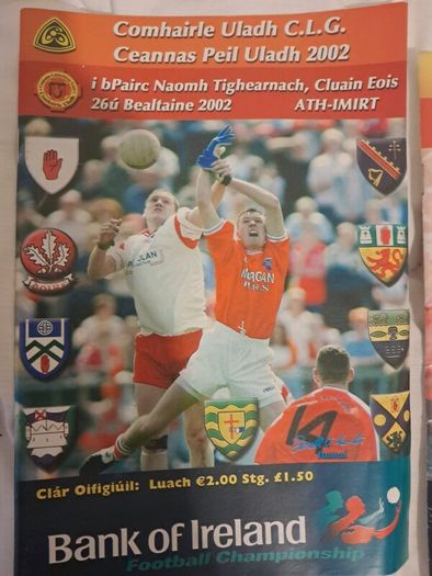 2002 Ulster GAA Football Programme Bundle