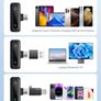 Wireless Lavalier Microphone for iPhone, iPad, Android Phone, 2-Pack Mini Microphone with Noise Reduction, Auto Pairing and Mute & Reverb for Vlogging, Video Recording, TikTok, YouTube - Plug & Play Image 6