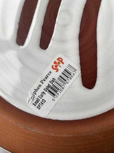 Stephen Pearse pottery Curly Salad dish