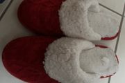 Red Fleece Slippers