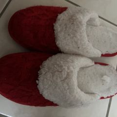 Red Fleece Slippers