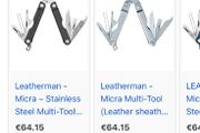 Leatherman Micra Multi Tool Fishing Camping DYI