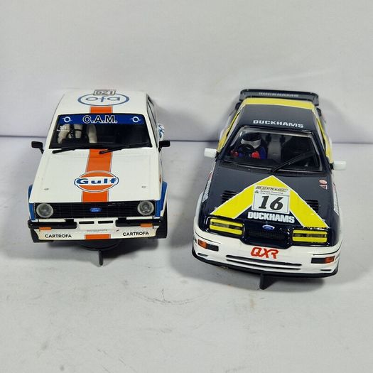 Scalextric Ford Twin Pack (Sierra & Escort slot car classic touring btcc saloon )