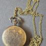 Quartz Vintage Style Pocket Watch, Botanical/ Rose Design. Image 3