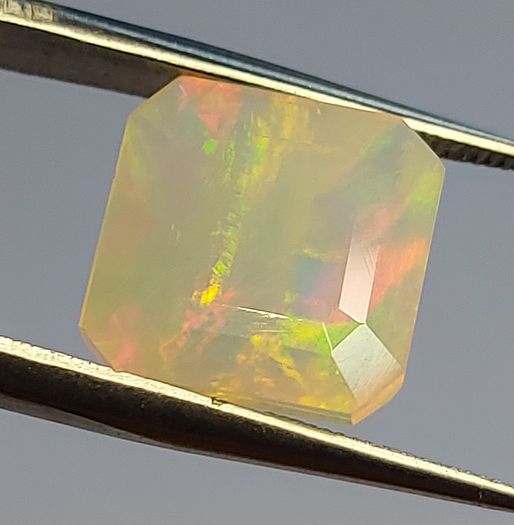 Faceted Ethiopian opal 4.1 ct