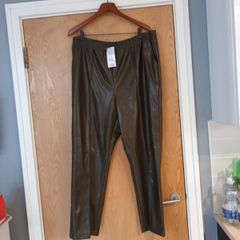 Primark  Faux Leather  Trousers.  S. XL - 18-20.  B.N.W.T.