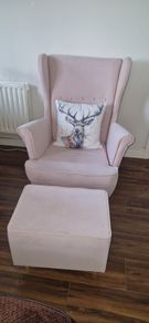 Pink Chair like Ikea style
