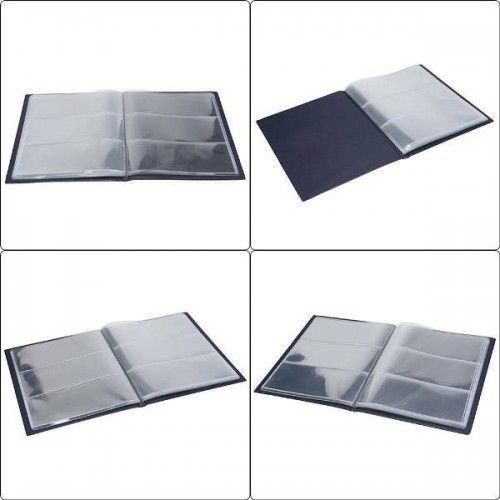 0576 Banknote 60 Pockets Leather Album Paper Money Collection Note