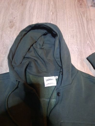 Green hooded fleece jacket from tokyo laundry