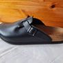 Birkingstock Boston supergrip Size 40 black leather in excellent condition Image 6