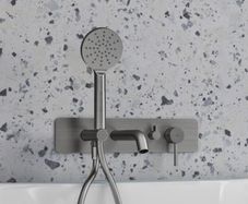 wall mounted bath shower mixer