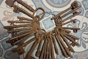 Large Collection of Antique Keys