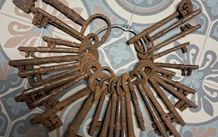 Large Collection of Antique Keys