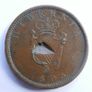 1805 Hibernia Penny. King George III Hibernia Penny. Image 4