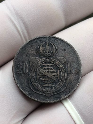 20 Reis 1869 Brazil