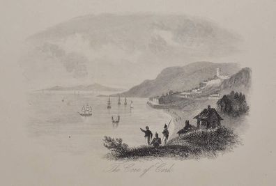 Cove of Cork 1863 Antique Print