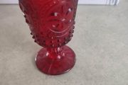 Rare find Red Flue-di-Lis Votive Goblet