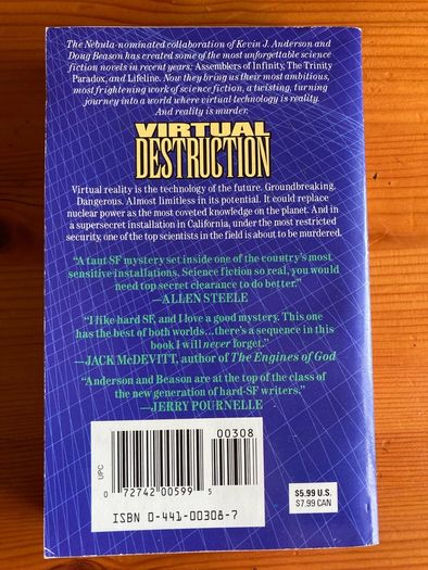 Science Fiction: 'Virtual destruction' book