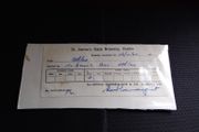 Guinness : St. James's Gate Brewery , Dublin - 1962 , Delivery Docket - Athlone