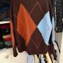 COS Argyle Wool Cardigan size  extra small Image 4