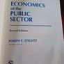 Joseph Stiglitz / Economics of the Public Sector/ 2nd edition/ 1988 Image 4